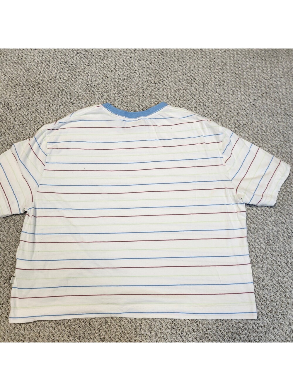 Quiksilver Striped Short Sleeve T-Shirt Multicolor Size XS/S - Picture 6 of 6